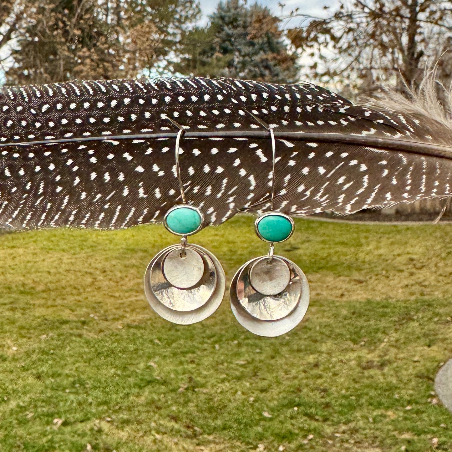 Turquoise Stacked Earring