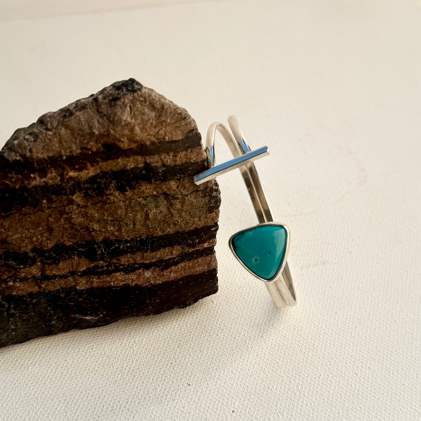 Supernova Turquoise Split Cuff