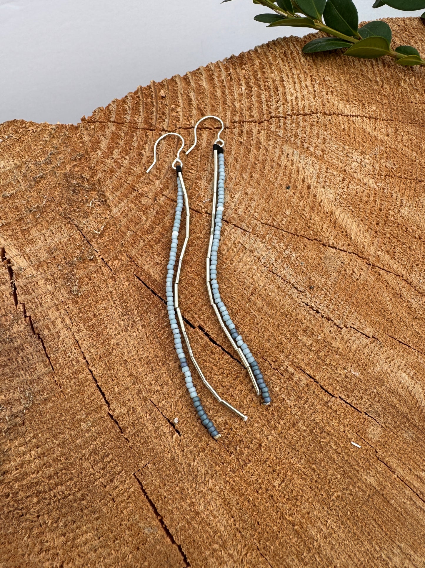 Double Strand Beaded Earrings