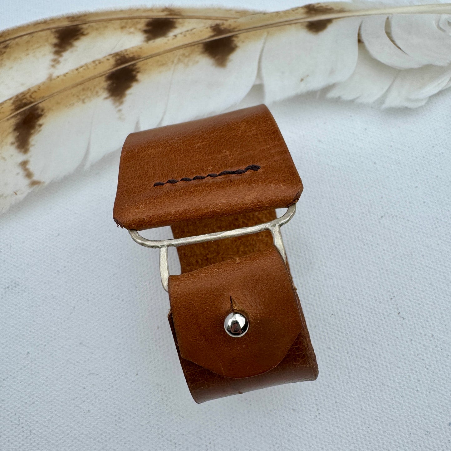 Willow Creek Jasper Leather Cuff