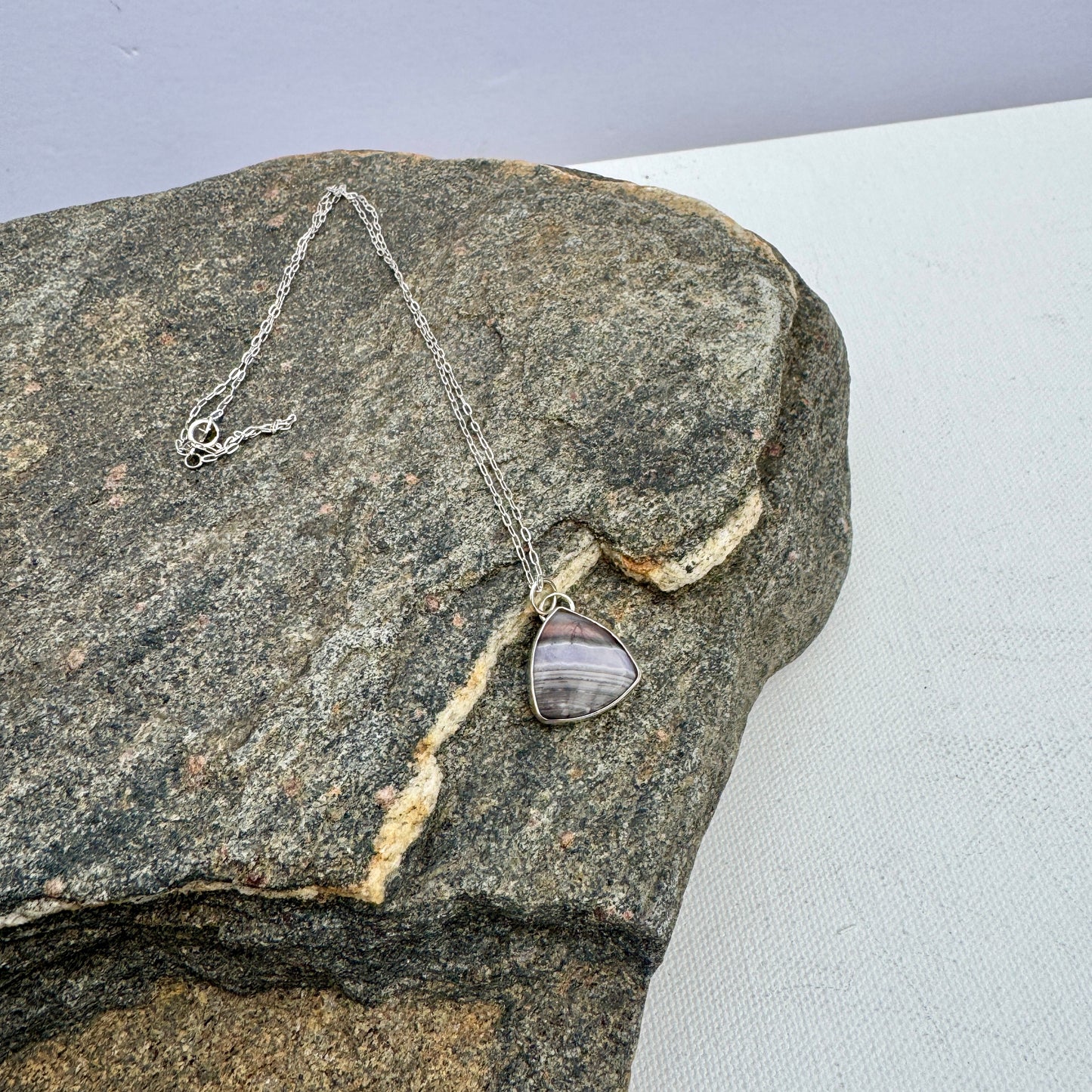 Purple Passion Agate Necklace