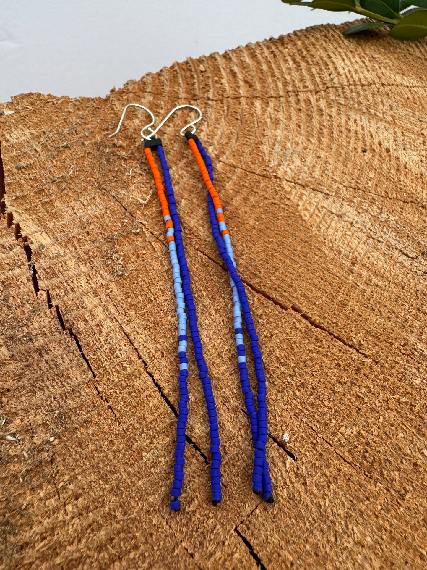 Double Strand Beaded Earrings