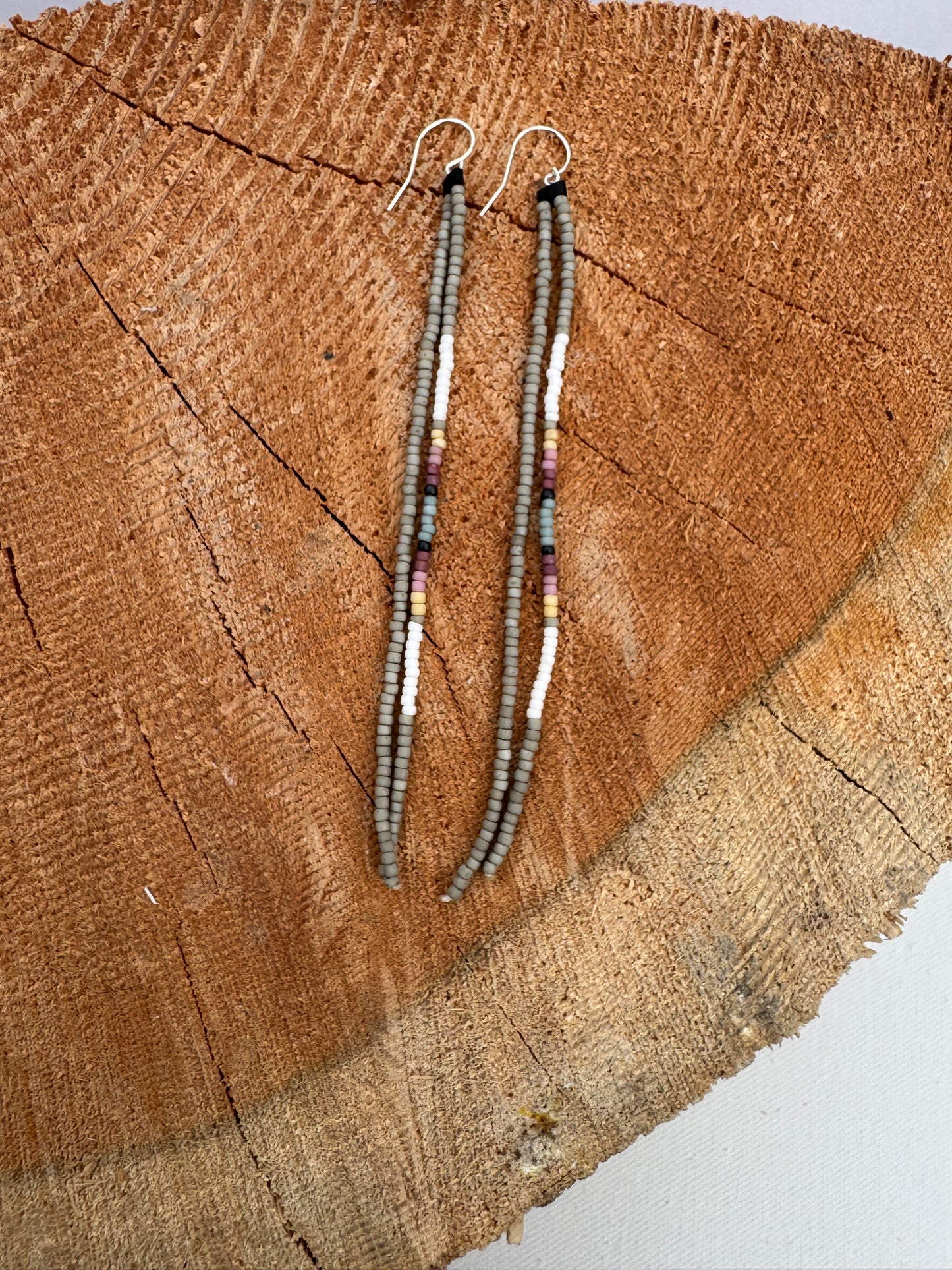 Double Strand Beaded Earrings