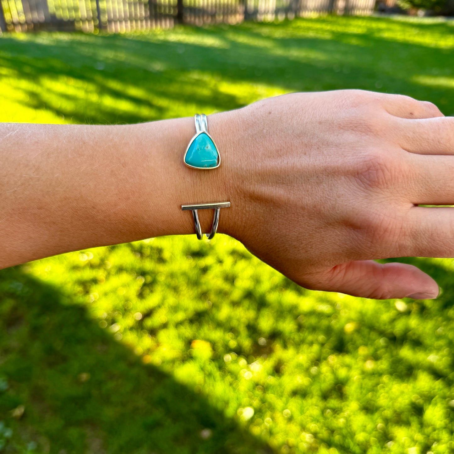 Supernova Turquoise Split Cuff