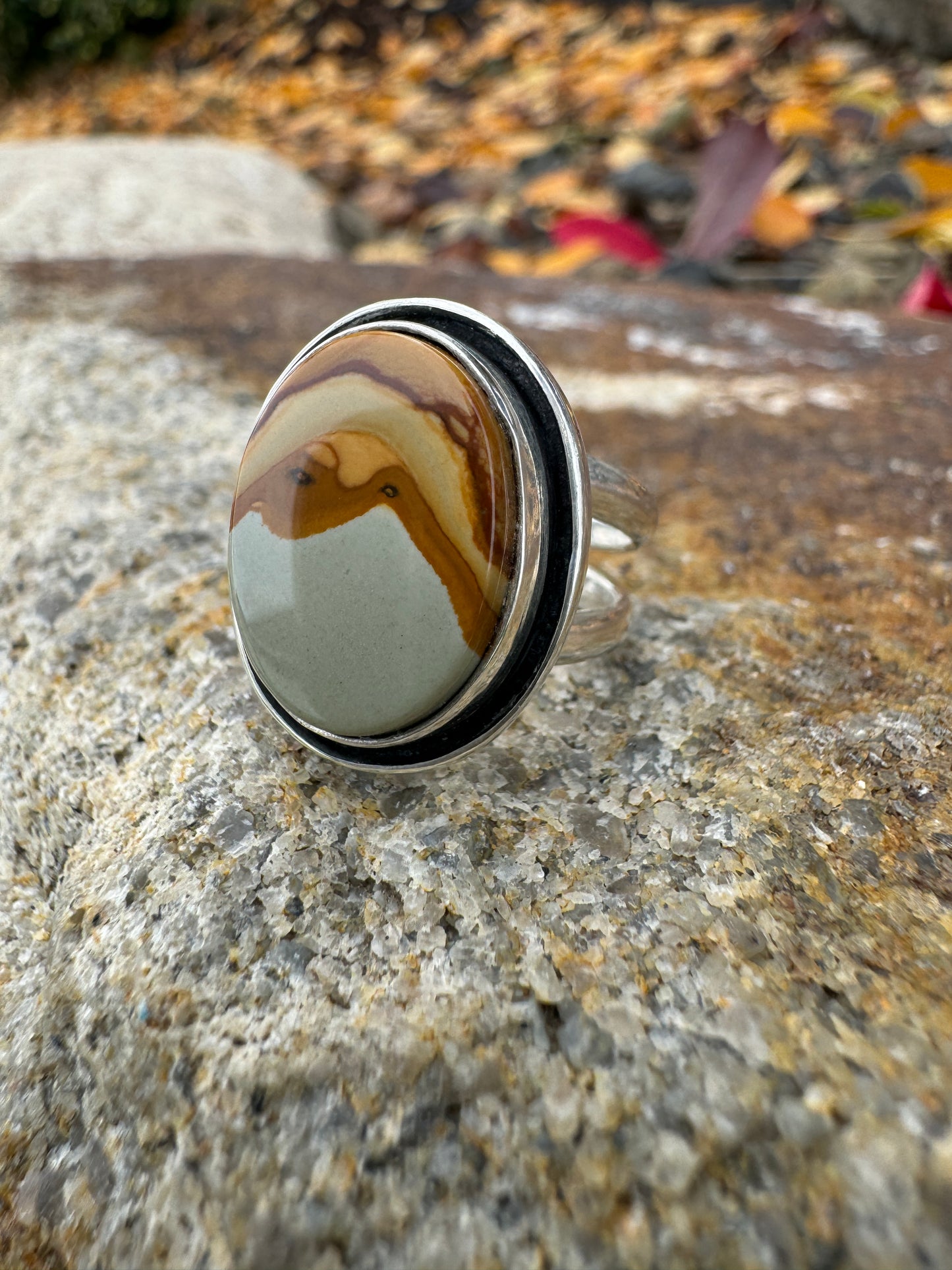 Owyhee Picture Jasper Ring